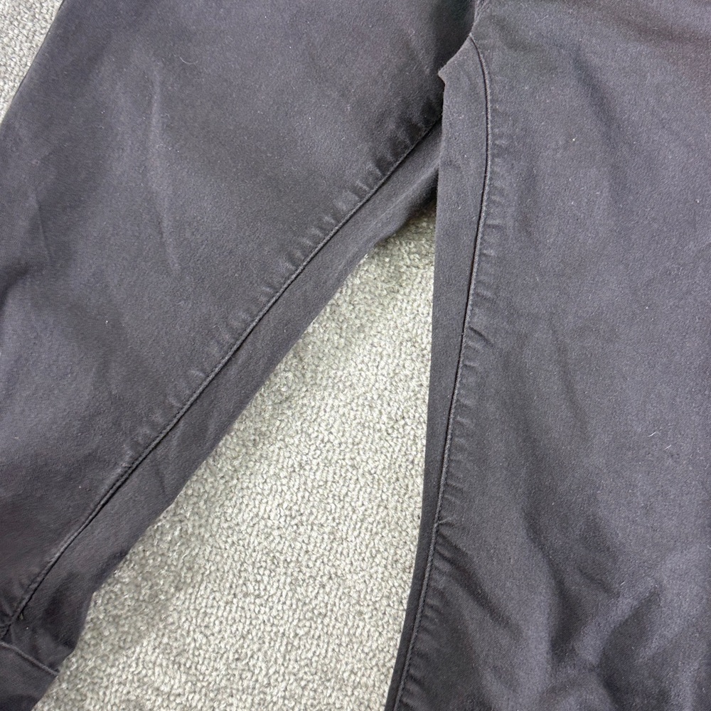 TrueSlim Jeans Black Skinny Womens 8 Mid Rise Capri Cuffed Straight Leg Crop - Picture 8 of 10